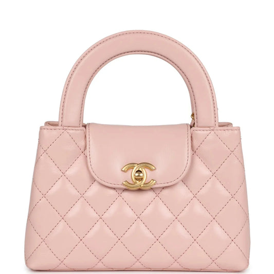 Chanel Nano Kelly Top Handle - Black