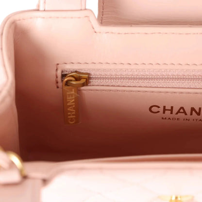 Chanel Nano Kelly Top Handle - Black