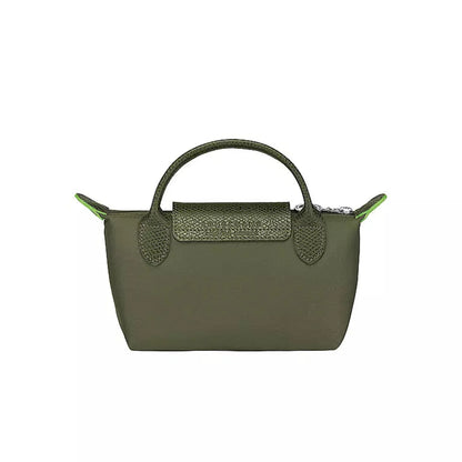 Le Pliage Original Pouch with handle - Olive Green